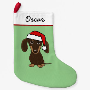 Chocolade Dachshund Santa Leuke Wiener Hond Kleine Kerstsok