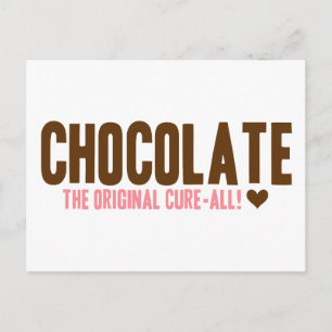 Chocolade - De originele kuur-allen Briefkaart