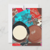 Chocolade Dekskaarten Notitiekaartje (Voorkant)