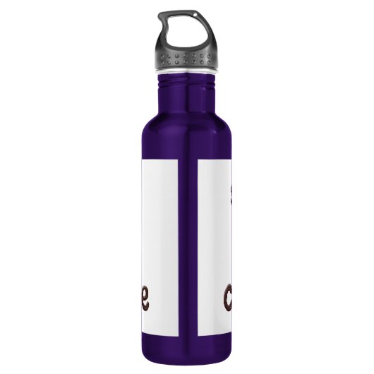 Chocolade Delight Waterfles (Achterkant)