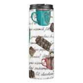 Chocolade dessert snoep warme cacao script thermosbeker (Achterkant)