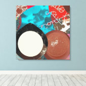 Chocolade Dingen Canvas Afdruk (Insitu (Houten vloer))