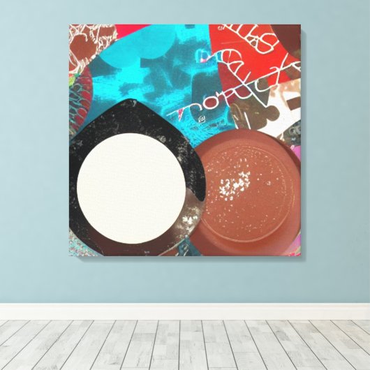 Chocolade Dingen Canvas Afdruk (Insitu (Houten vloer))