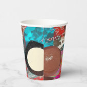 Chocolade Dingen Papieren Bekers (Rechts)