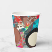 Chocolade Dingen Papieren Bekers (Voorkant)