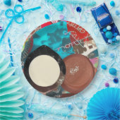 Chocolade Dingen Papieren Bordje (Feest)