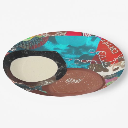 Chocolade Dingen Papieren Bordje (Gekanteld)