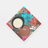 Chocolade Dingen Servet (Hoek)