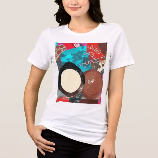 Chocolade Dingen Tri-Blend Shirt (Voorkant)
