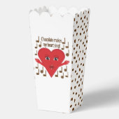 Chocolade doet mijn hart zingen! zingend hart bedankdoosjes (Achterkant)