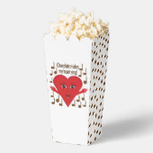 Chocolade doet mijn hart zingen! zingend hart bedankdoosjes (Popped)