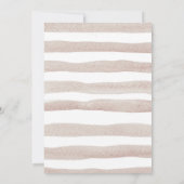 Chocolade Donut Baby Sprinkle Feest Uitnodiging (Achterkant)