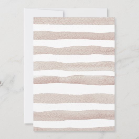 Chocolade Donut Baby Sprinkle Feest Uitnodiging (Achterkant)