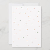 Chocolade Donut Baby Sprinkle met Liefde Bestrooid Kaart (Achterkant)