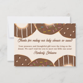 Chocolade Donut Delight Bedankkaart
