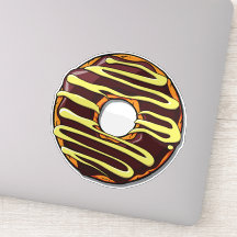 Chocolade Donut, Doughnut, Bevroren, Glaze, Icen