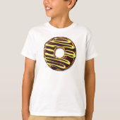 Chocolade Donut, Doughnut, Bevroren, Glaze, Icen T-shirt (Voorkant)