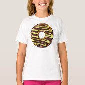 Chocolade Donut, Doughnut, Bevroren, Glaze, Icen T-shirt (Voorkant)