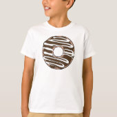 Chocolade Donut, Doughnut, Iceren, Bevroren, Glaze T-shirt (Voorkant)