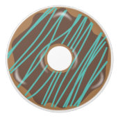 Chocolade Donut Doughnut Kabinet Knob Drawer Pull Keramische Knop (Voorkant)