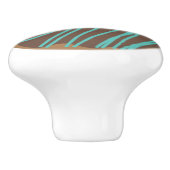 Chocolade Donut Doughnut Kabinet Knob Drawer Pull Keramische Knop (Zijkant)