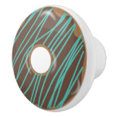 Chocolade Donut Doughnut Kabinet Knob Drawer Pull Keramische Knop (Rechts)