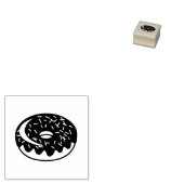 Chocolade Donut Loyalty krijgt één gratis Rubberstempel (Gestempeld)