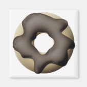 Chocolade donut magneet (Voorkant)