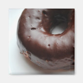 Chocolade donut magneet (Voorkant)