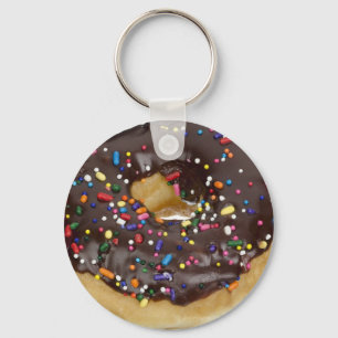 Chocolade Donut met Sleutelhanger van Sprinkles