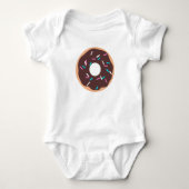 Chocolade Donut met sprinken Romper (Voorkant)