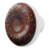 Chocolade Donut met Strooisel Keramische Knop (Rechts)