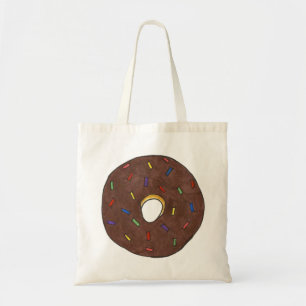 Chocolade Donut Rainbow Sprinkles Doughnut Tas