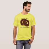 Chocolade Donut Shirt (Voorkant volledig)