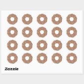 Chocolade donut Sticker (Vel)
