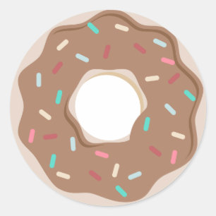 Chocolade donut Sticker