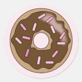 Chocolade Donut Sticker
