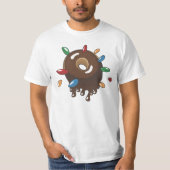 Chocolade Donut w/Sprinkles T-shirt (Voorkant)