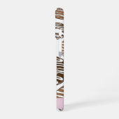 Chocolade Donuts, Caramel Donuts, Icing, Uw Naam iPhone 16 Hoesje (Linkerkant)