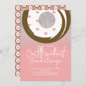 Chocolade Donuts Nep Glitters Valentijnsdag    Kaart (Voorkant / Achterkant)