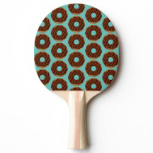 Chocolade Donuts Ping Pong Paddle