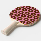 Chocolade Donuts Ping Pong Paddle Tafeltennisbatje (Voorkant Gekanteld)