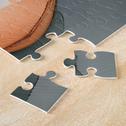 Chocolade Donuts Waterverf Legpuzzel (Zijkant)