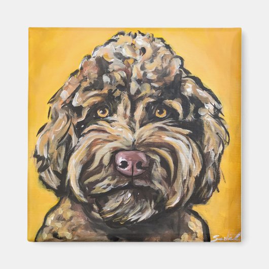 Chocolade Doodle Magneet (Voorkant)