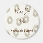 Chocolade Doughnut Magneet (Voorkant)