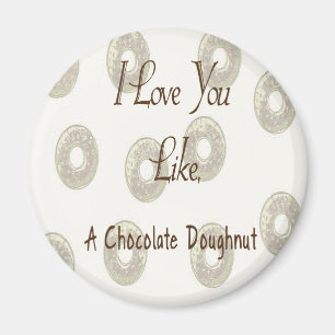 Chocolade Doughnut Magneet