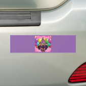 Chocolade Doxie Bumpersticker (Op auto)