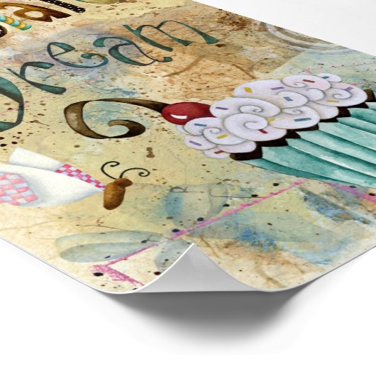 Chocolade Dream. 5x7 Poster (Hoek)