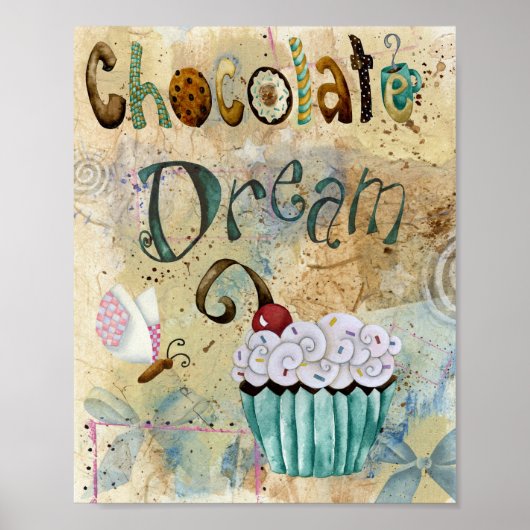 Chocolade Dream. 8x10 Poster (Voorkant)
