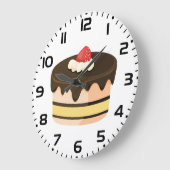 Chocolade Drip Cake met Aardbei Grote Klok (Hoek)